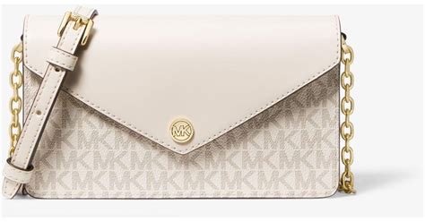 michael kors small logo envelope crossbody bag|mk dome crossbody.